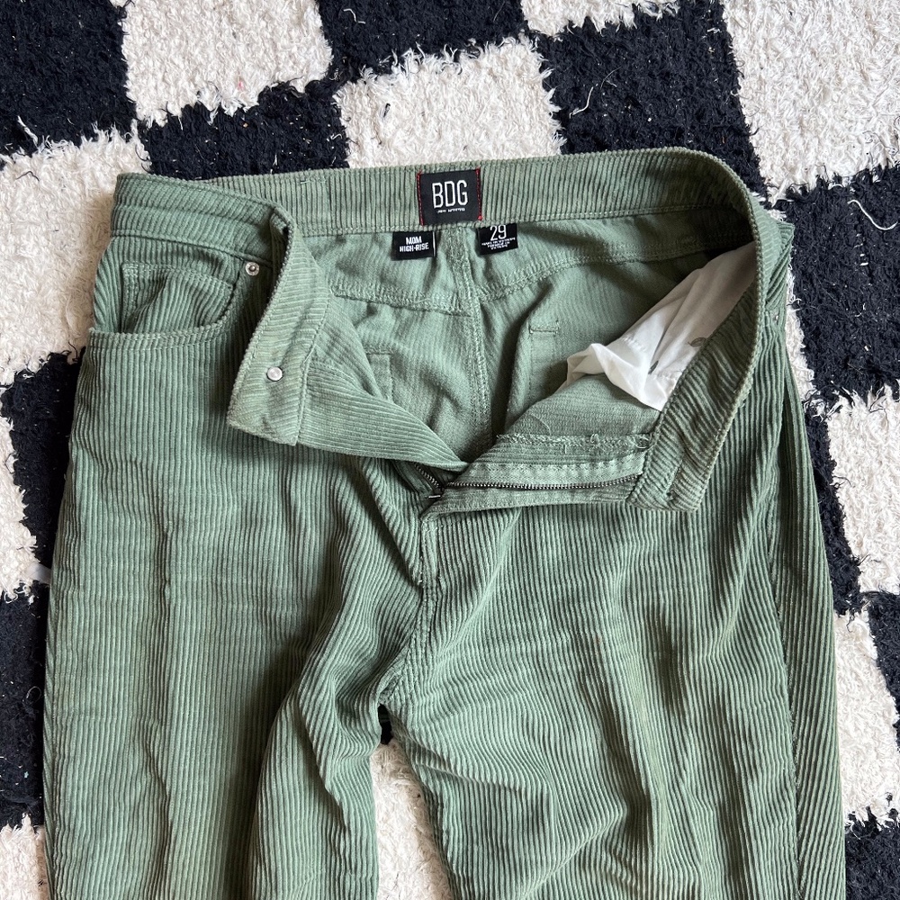 BDG green corduroy pants